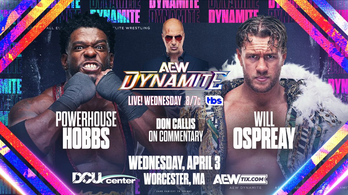Will Ospreay to face Powerhouse Hobbs on AEW Dynamite
