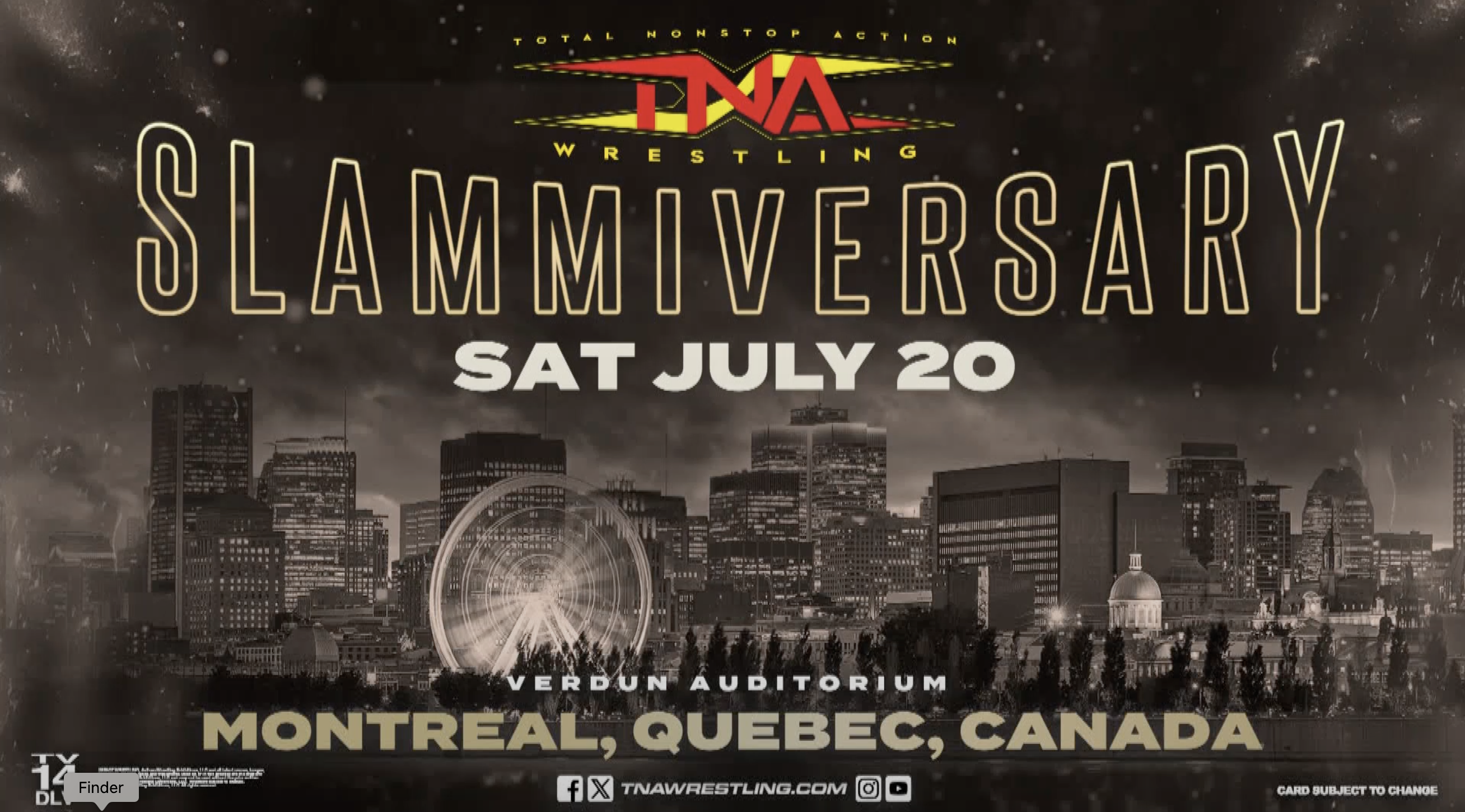 TNA announces date & location for Slammiversary