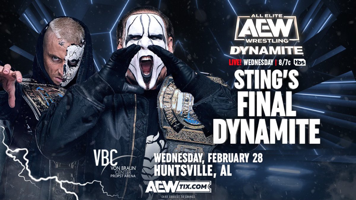 Sting to make final AEW Dynamite appearance before retirement
