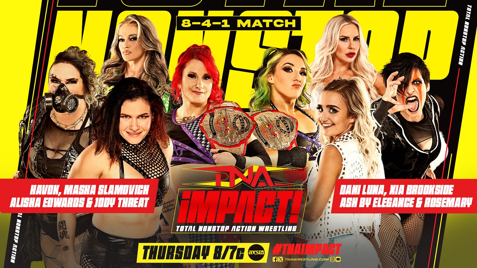 TNA Impact live results: 8-4-1 match returns
