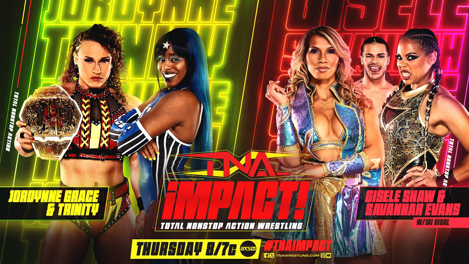 TNA Impact live results: Trinity’s farewell match