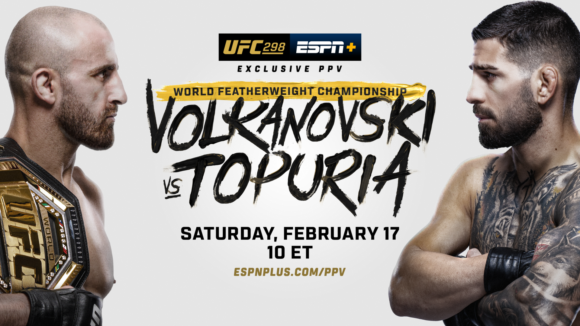 UFC 298 live results: Alexander Volkanovski vs. Ilia Topuria featherweight title bout