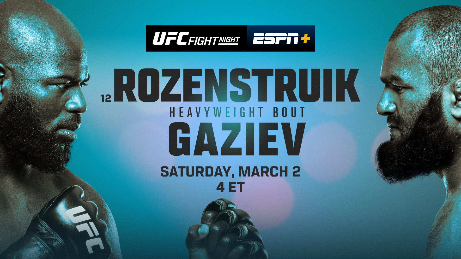 UFC on ESPN+ 96 live results: Jairzinho Rozenstruik vs. Shamil Gaziev