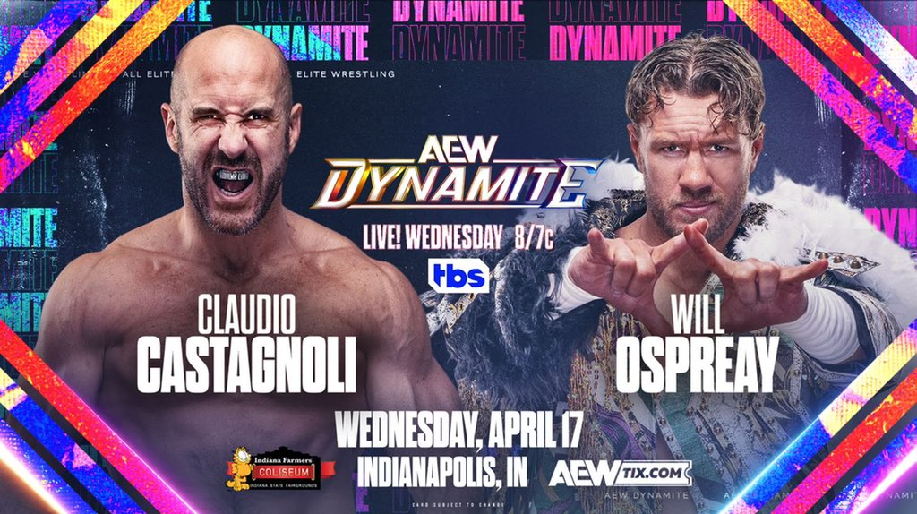 First-ever Will Ospreay vs. Claudio Castagnoli match set for AEW Dynamite