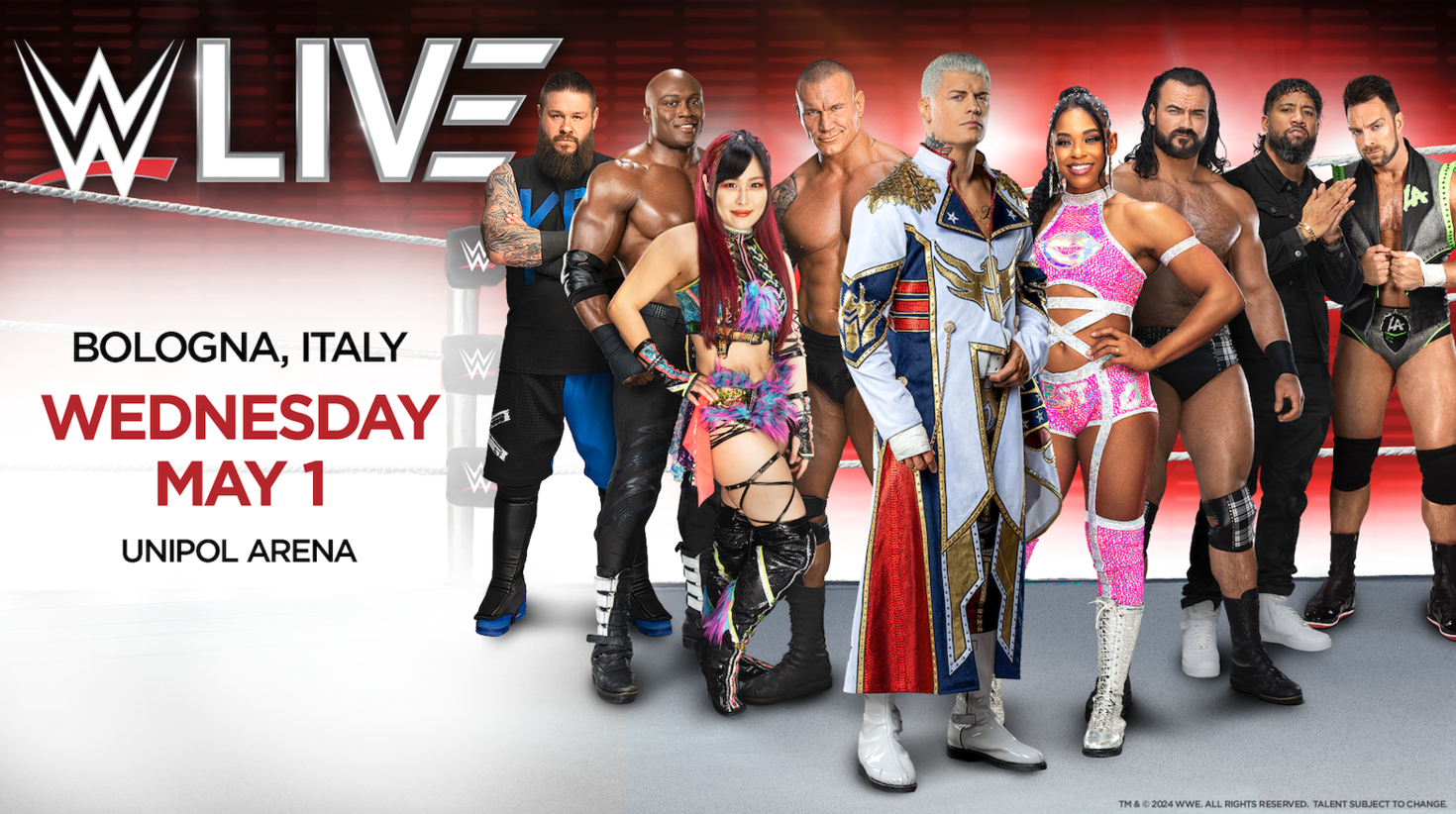 WWE returning to Italy for May live event