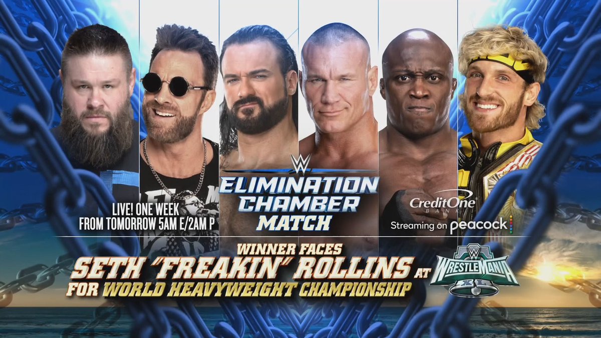 WWE Elimination Chamber update: Men’s lineup set, one spot left in women’s match