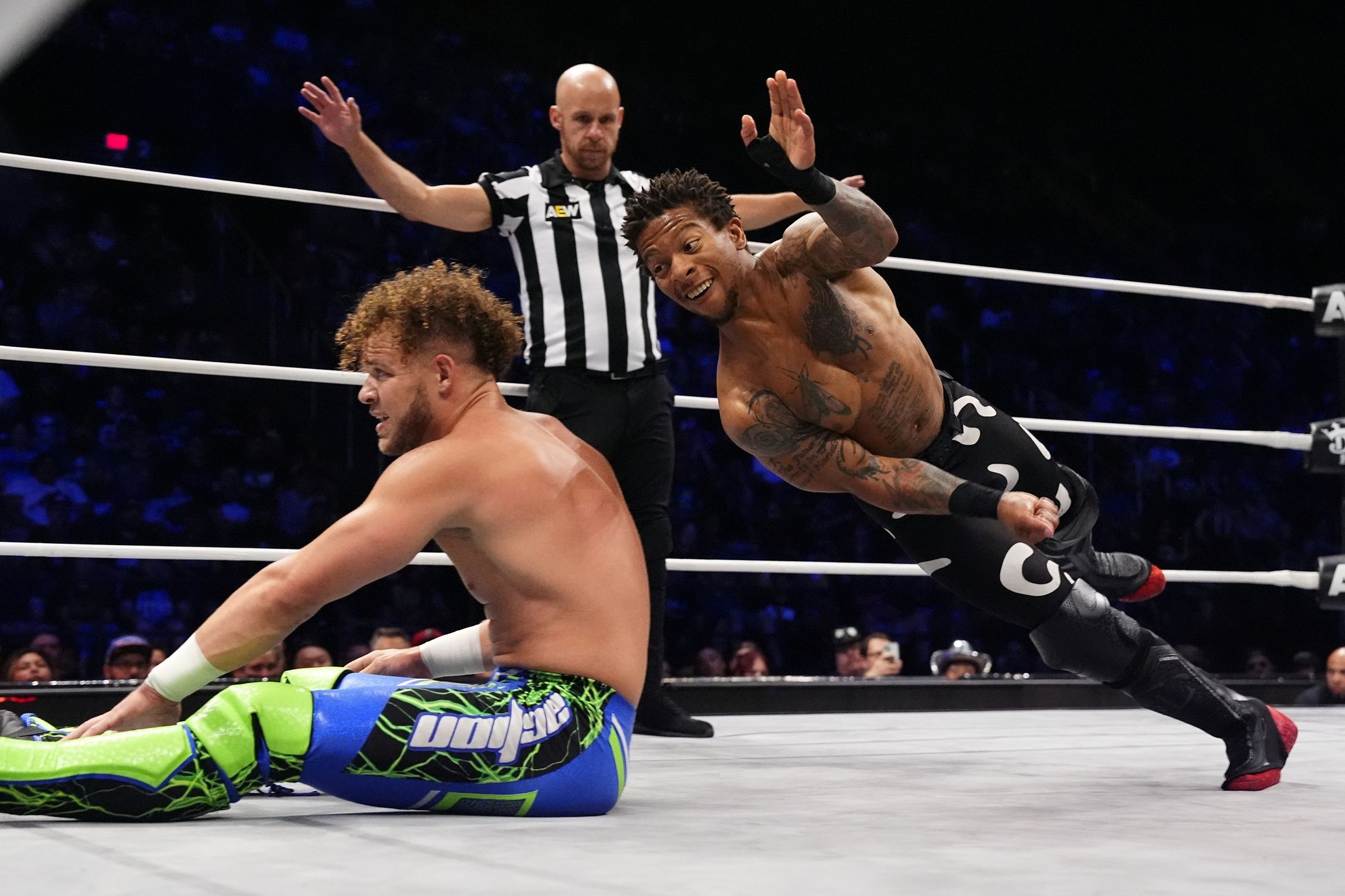 Lio Rush advances to TNT title ladder match at AEW x NJPW Forbidden Door