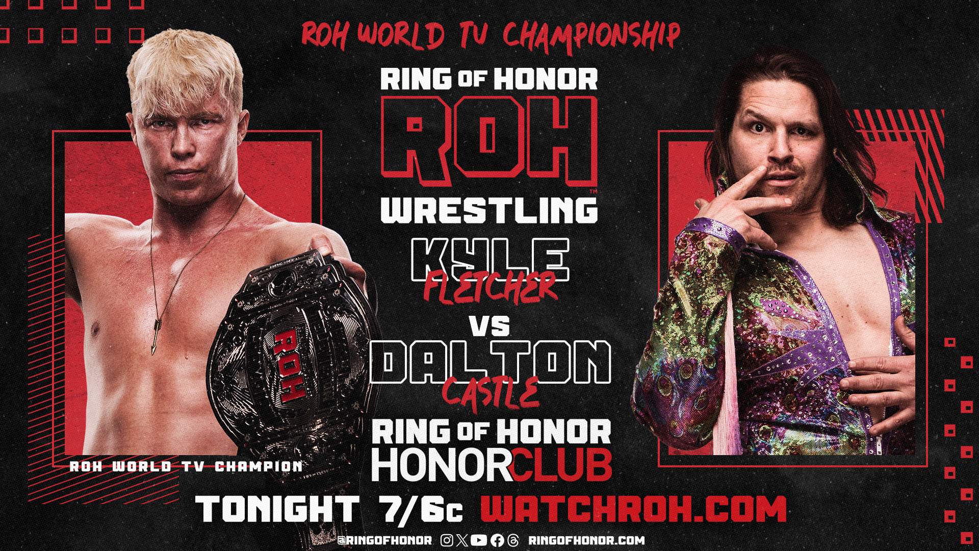 Ring of Honor TV live results: Kyle Fletcher vs. Dalton Castle