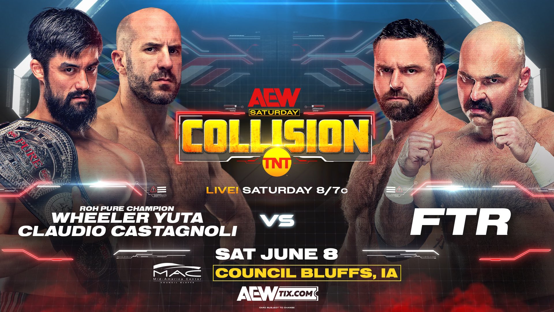 BCC vs. FTR tag team match booked for AEW Collision