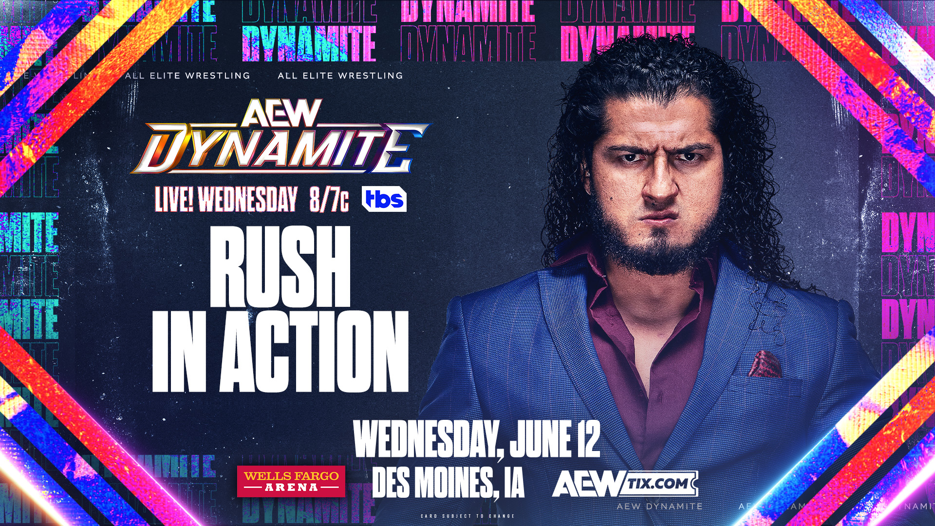 Rush set for in-ring action on AEW Dynamite