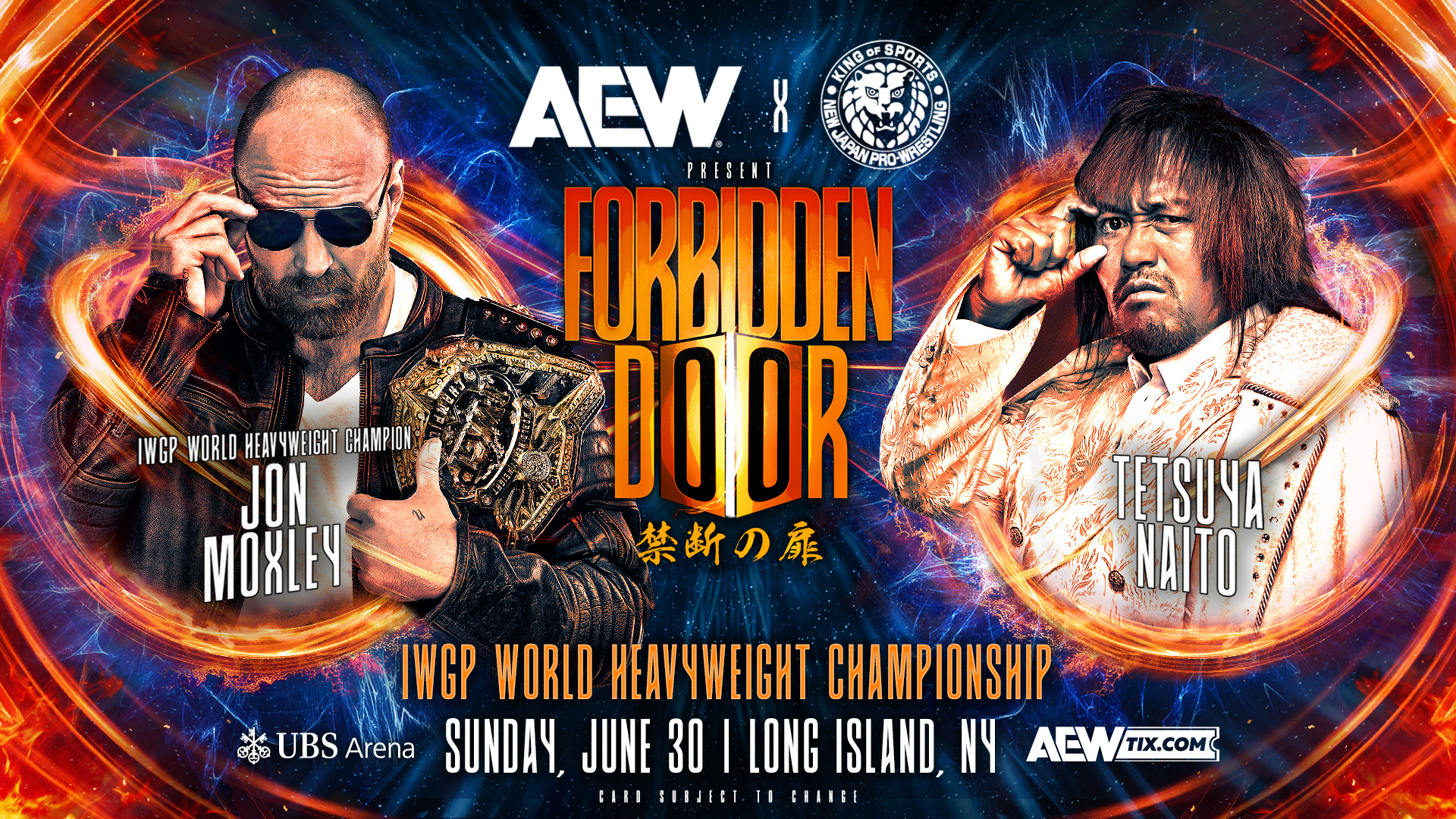 Two matches confirmed for AEW x NJPW Forbidden Door