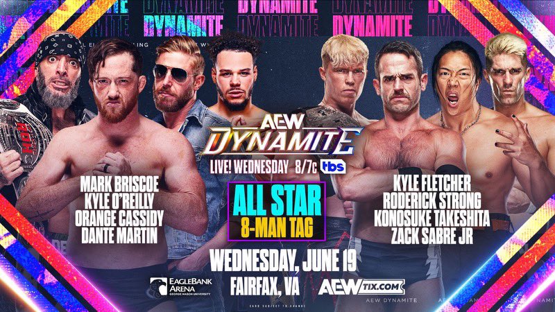 All-Star eight-man tag, Swerve/Ospreay face-off added to AEW Dynamite