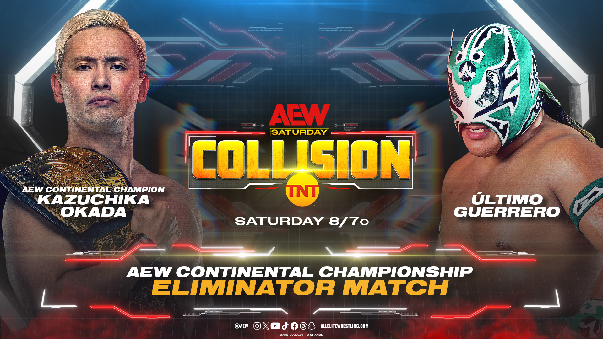 AEW Collision live results: Kazuchika Okada vs. Ultimo Guerrero