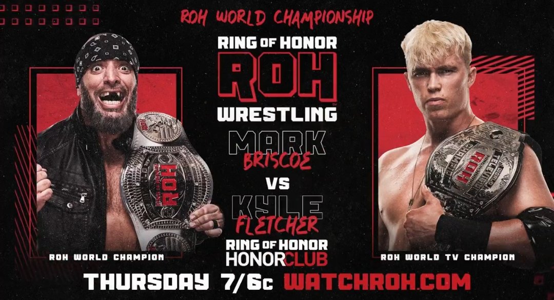 Ring of Honor TV live results: Mark Briscoe vs. Kyle Fletcher World title match