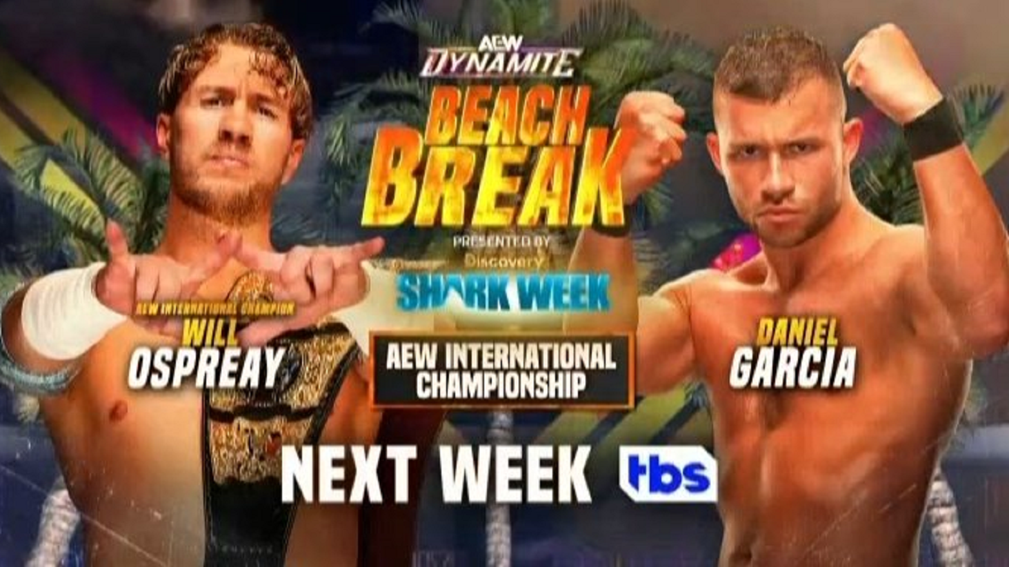 International title match announced for AEW Dynamite Beach Break