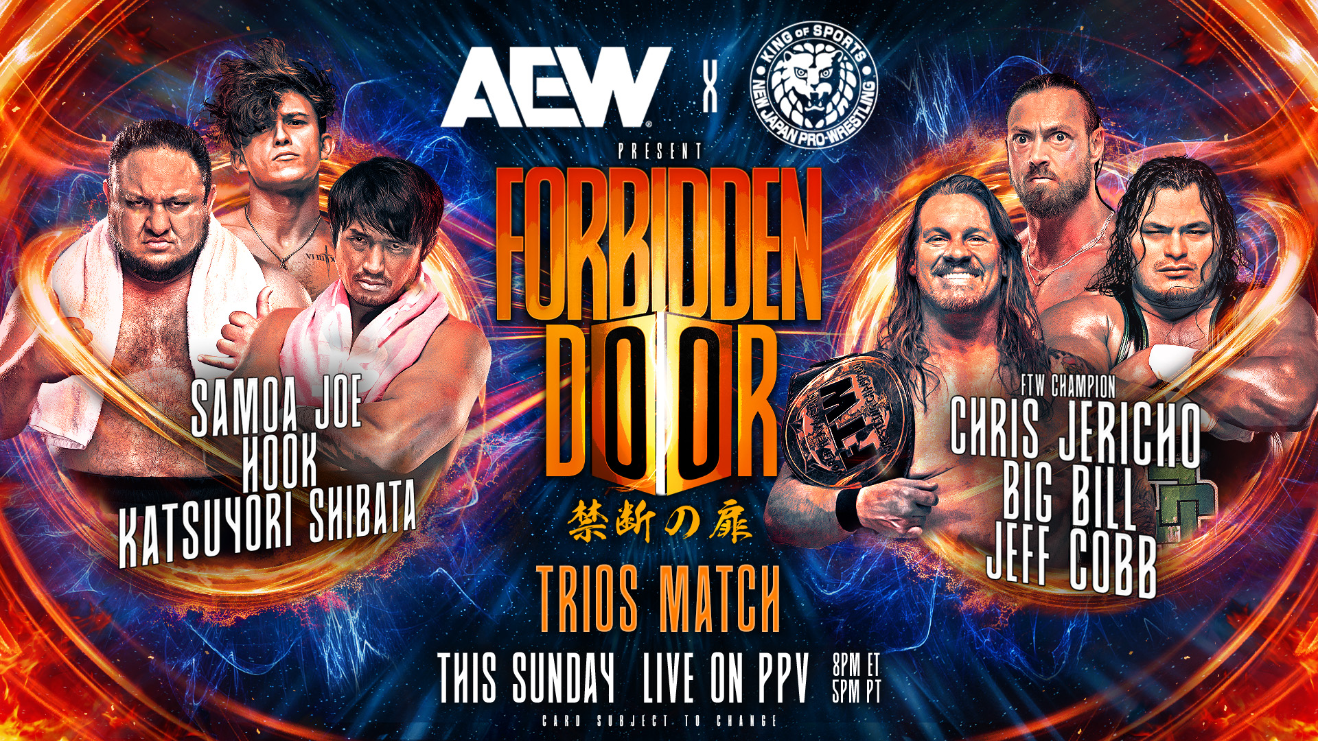Jeff Cobb to team with Chris Jericho & Big Bill at AEW x NJPW Forbidden Door