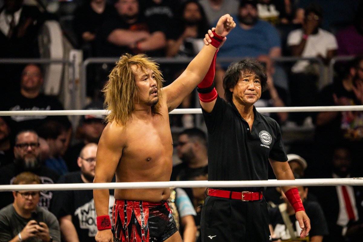 Tetsuya Naito defeats Jon Moxley for IWGP World title at AEW x NJPW Forbidden Door