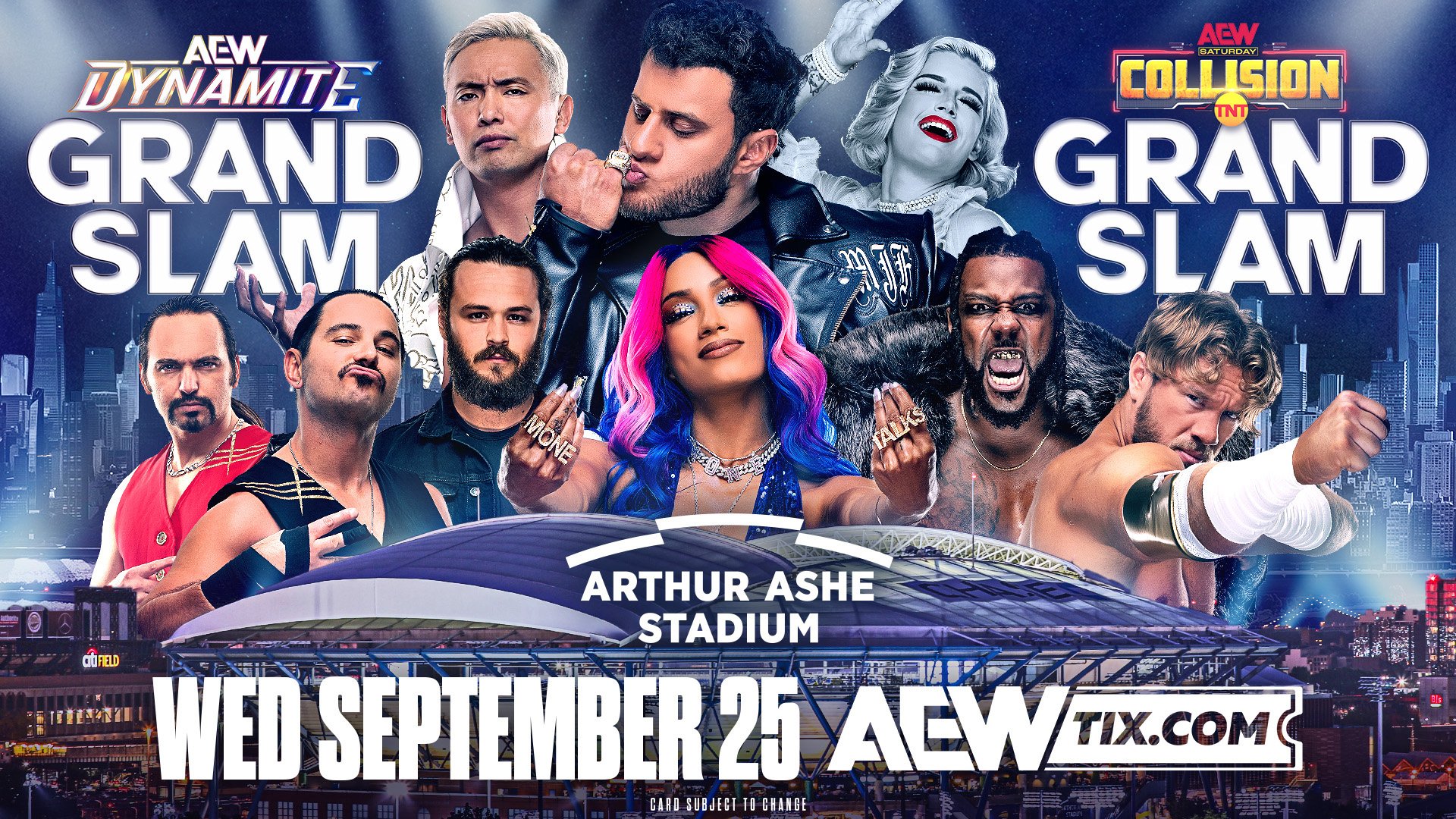 AEW officially announces Grand Slam date & ticket presale info