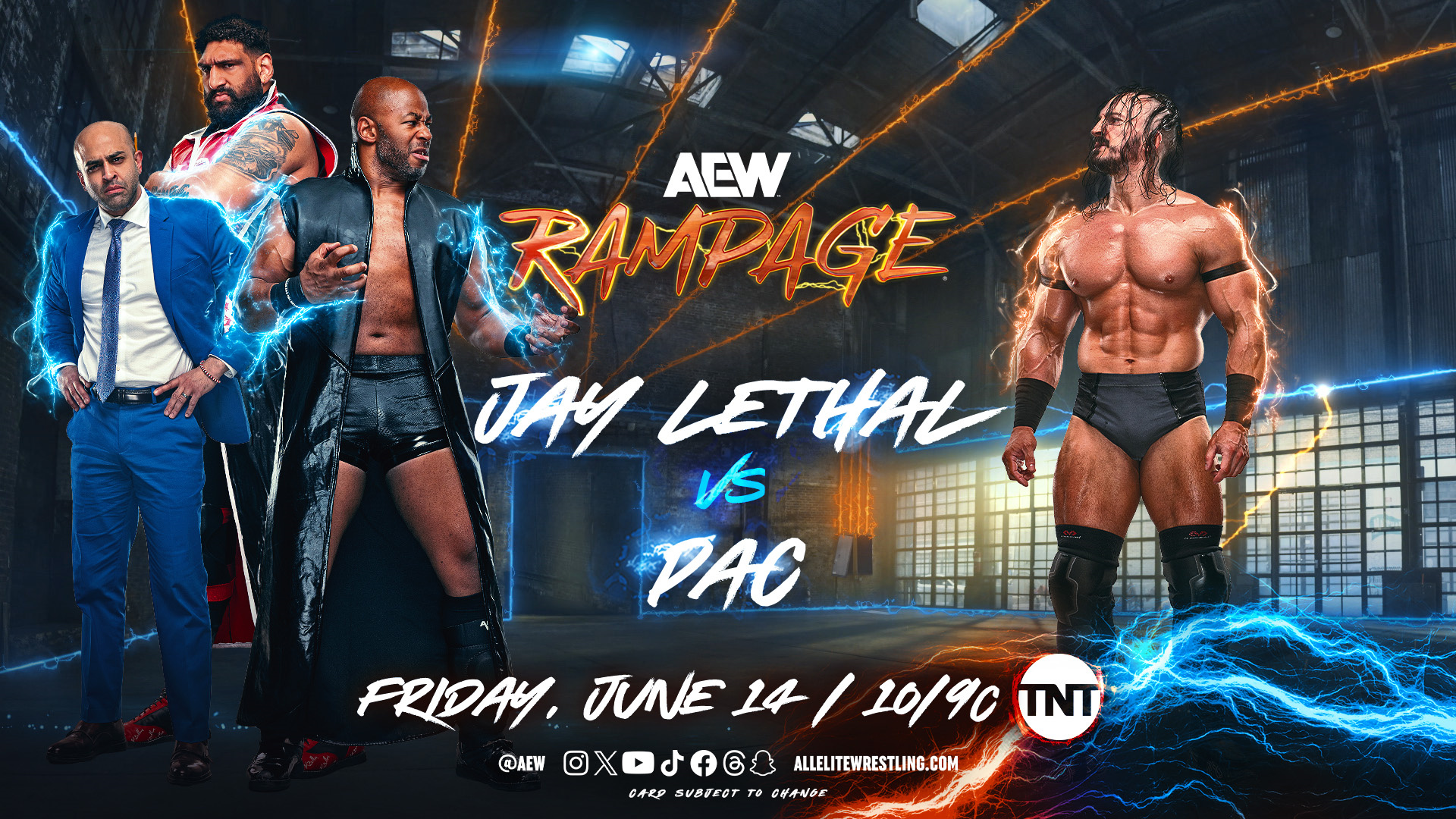 AEW Rampage live results: PAC vs. Jay Lethal