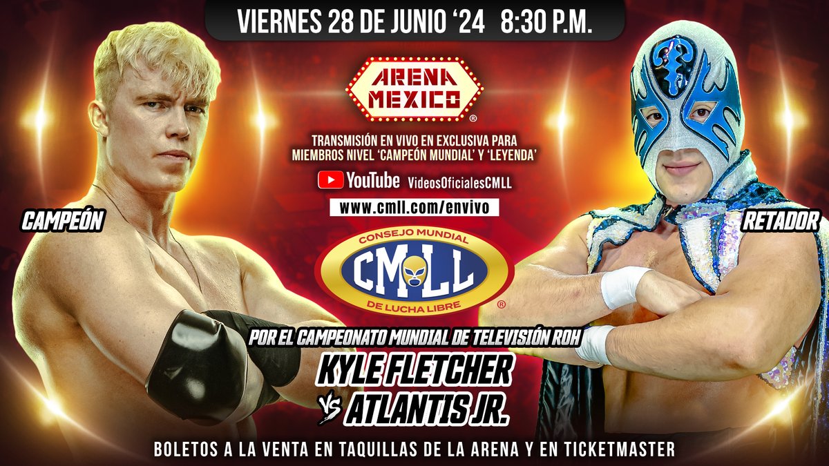 ROH TV title changes hands at CMLL Arena Mexico show