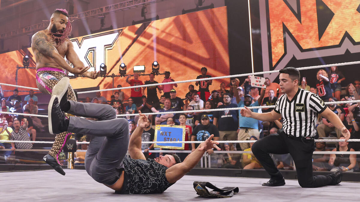 Ethan Page vs. Oro Mensah WWE NXT title match booked for Great American Bash night two