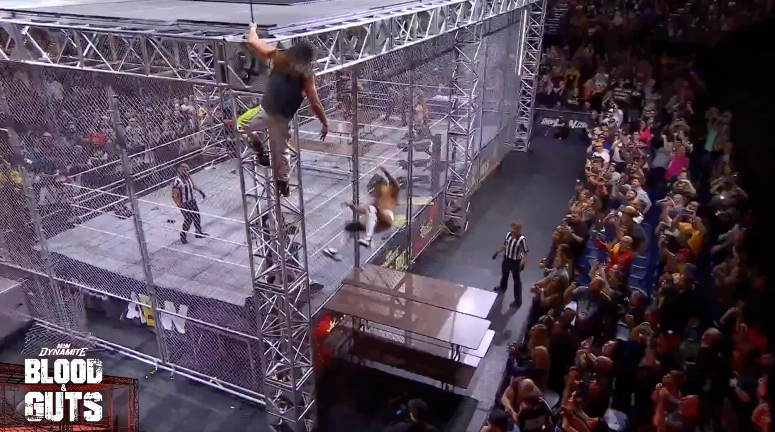 Team AEW wins Blood & Guts match on Dynamite
