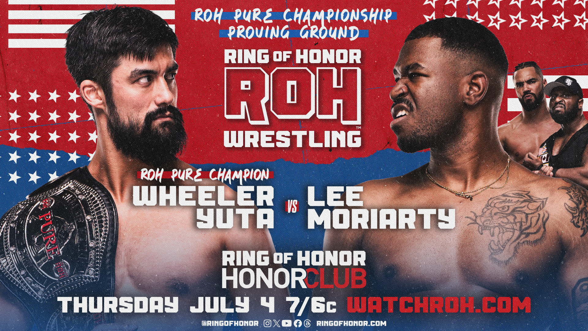 Ring of Honor TV live results: Wheeler Yuta vs. Lee Moriarty