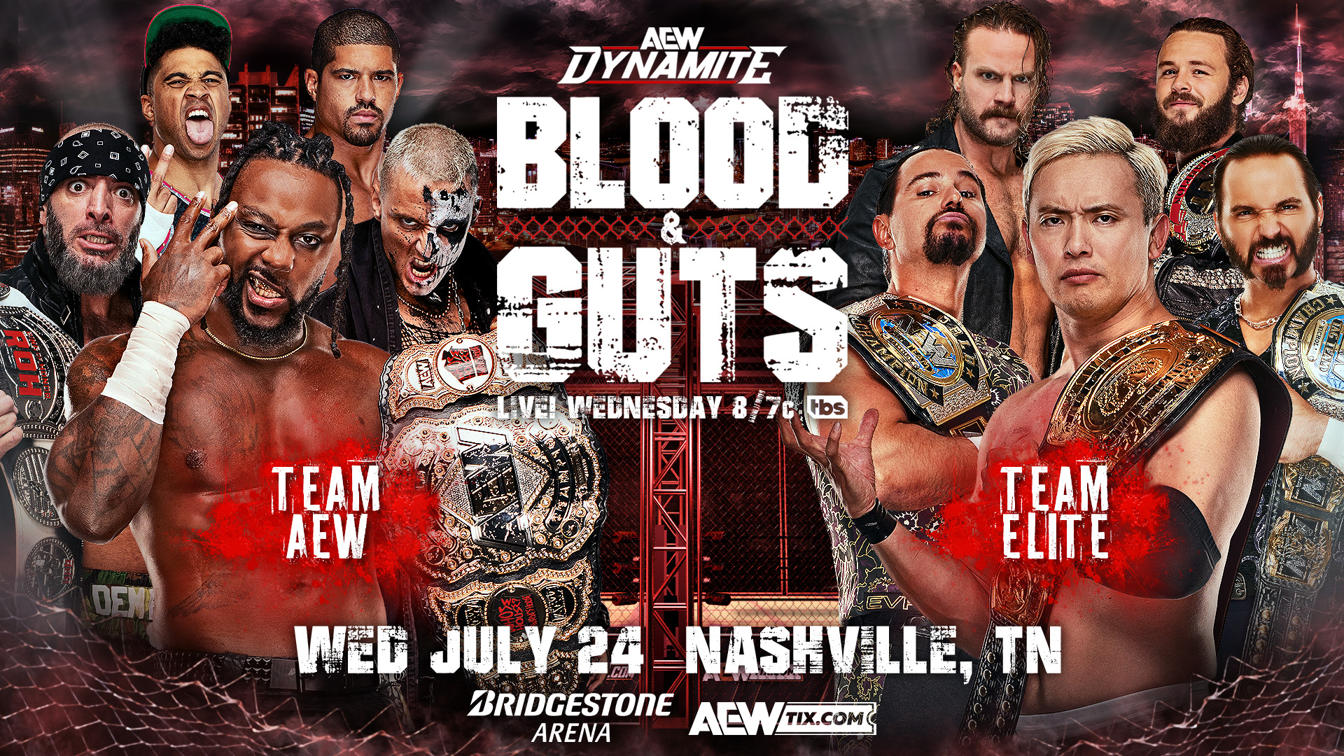 AEW Dynamite Blood & Guts live results: Team AEW vs. Team Elite