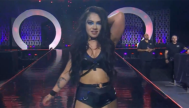 Skye Blue match stopped on AEW Collision following ankle injury