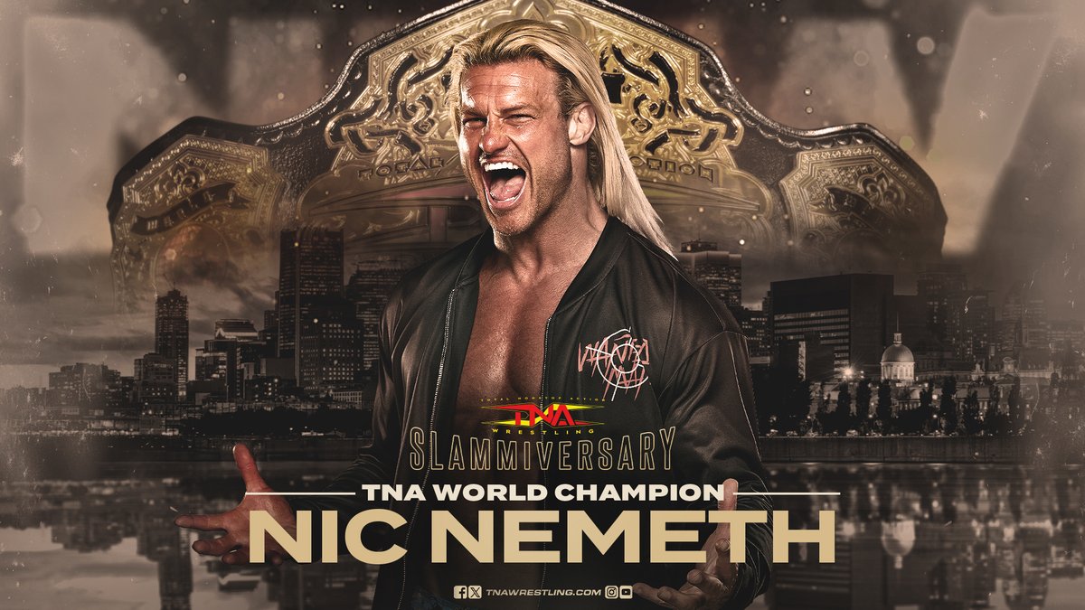 Nic Nemeth wins TNA World title at Slammiversary