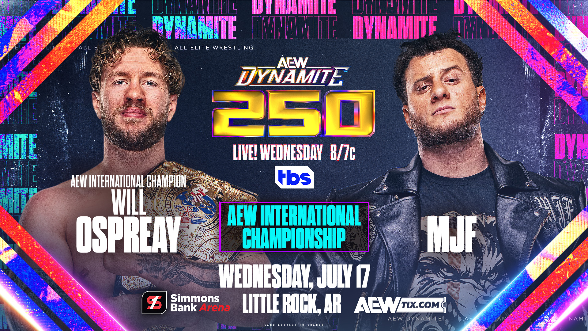 AEW Dynamite 250 live results: Will Ospreay vs. MJF