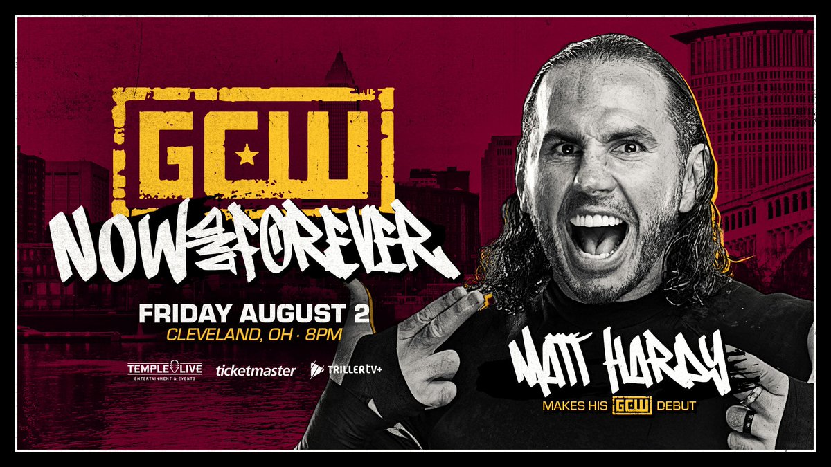 Matt Hardy making GCW debut at Now and Forever