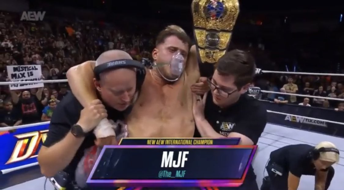 MJF wins International Championship at AEW Dynamite 250