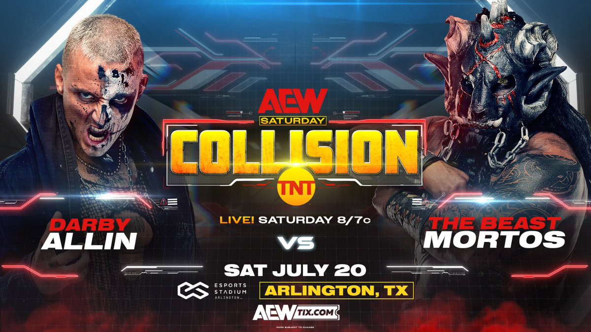 Darby Allin vs. The Beast Mortos added to AEW Collision