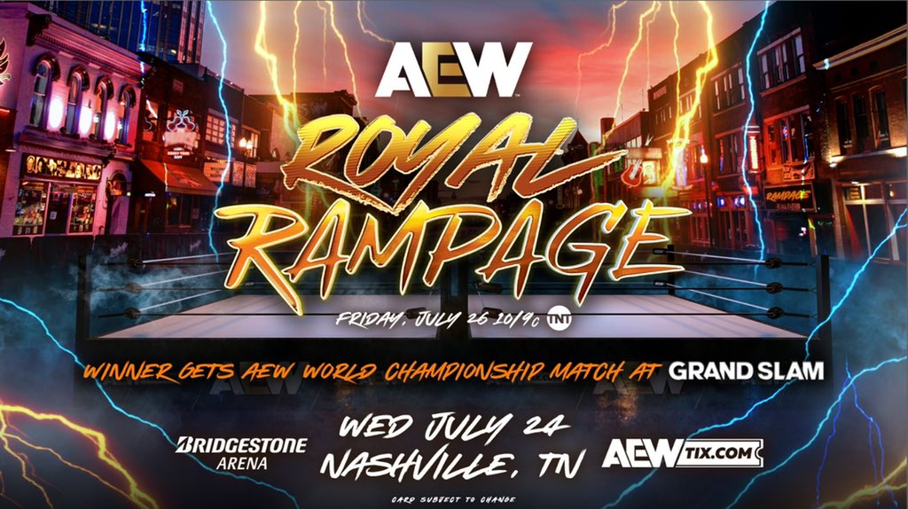 AEW announces return of Royal Rampage battle royal