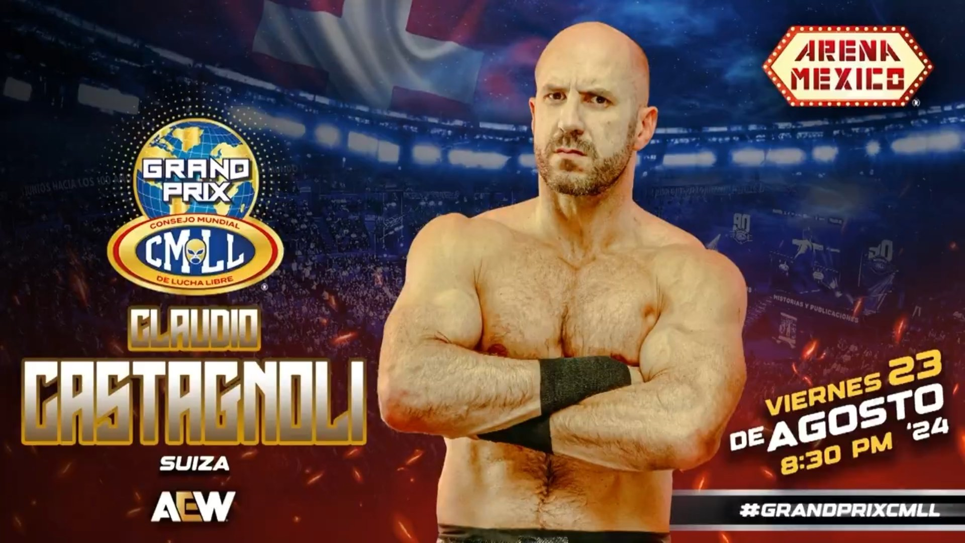 Claudio Castagnoli announced for CMLL Grand Prix, full teams revealed