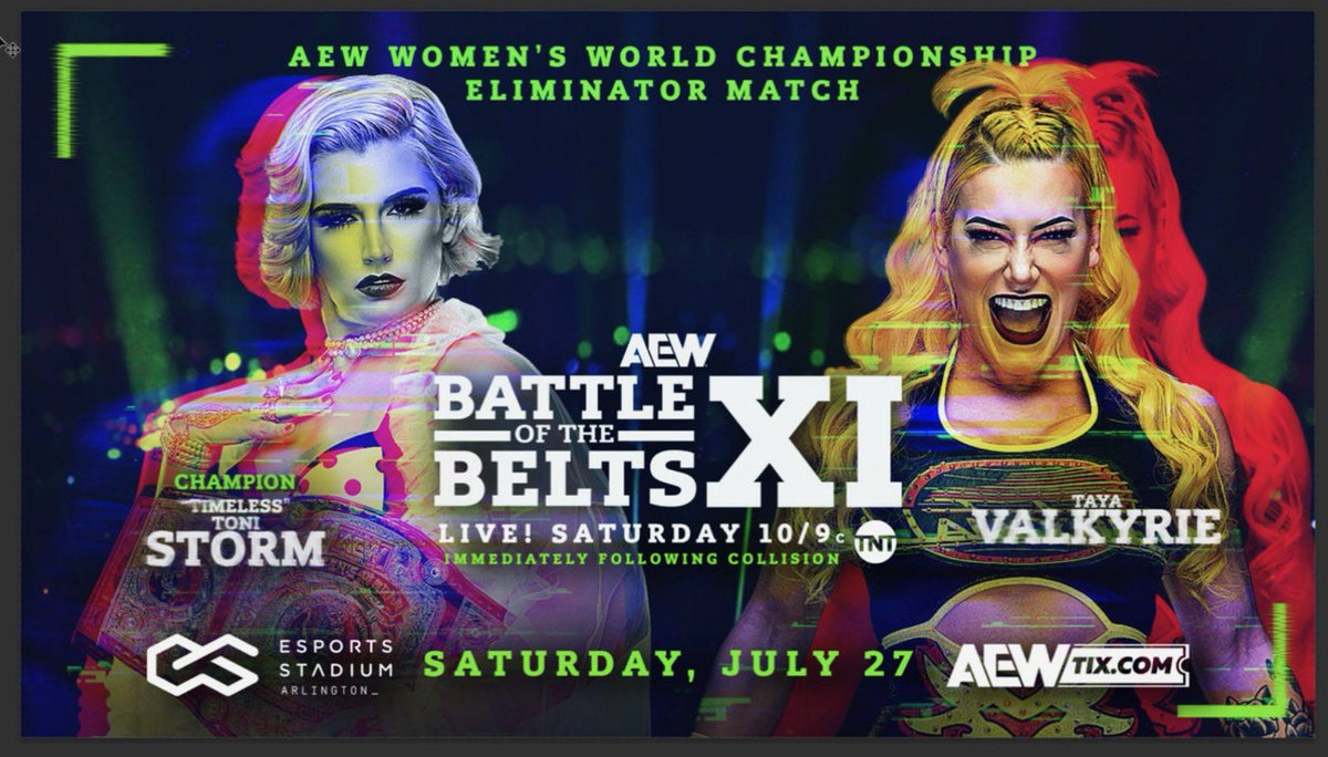 Women’s title eliminator match booked for AEW Battle of the Belts XI