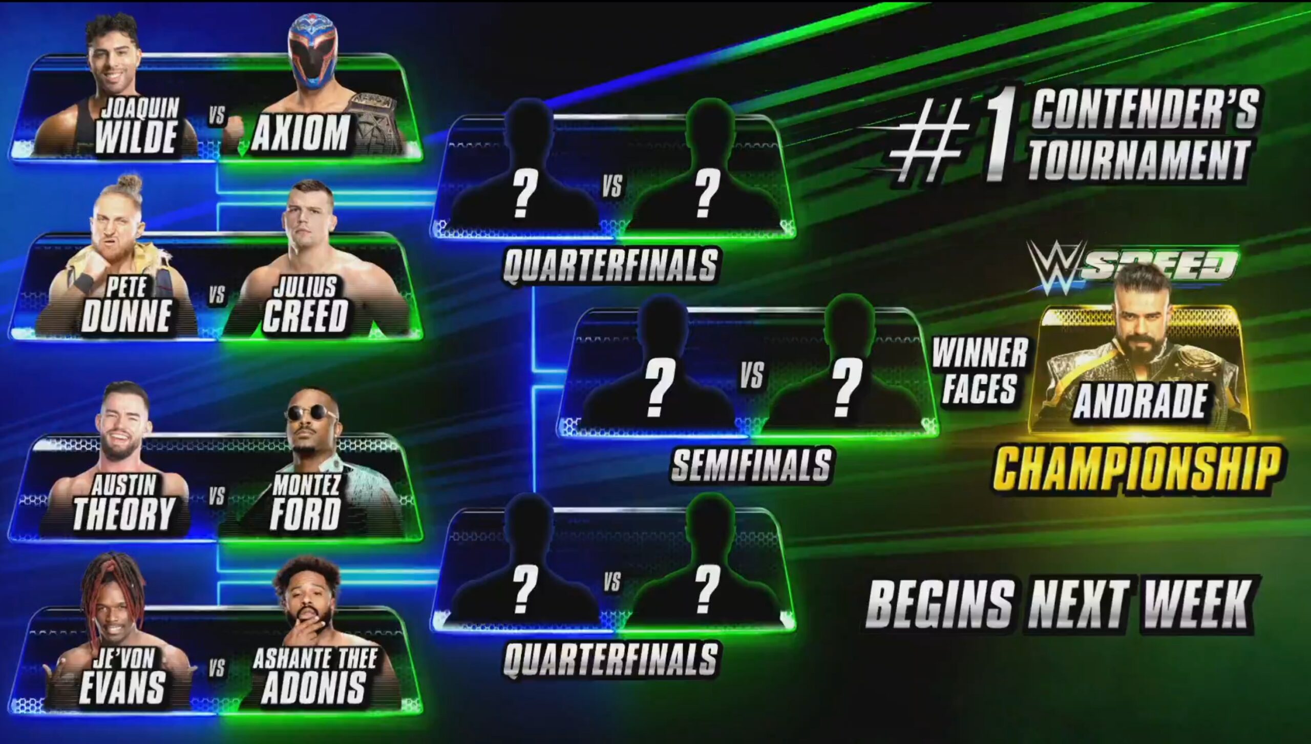 Andrade retains WWE Speed title, NXT’s Je’Von Evans set for contender’s tournament