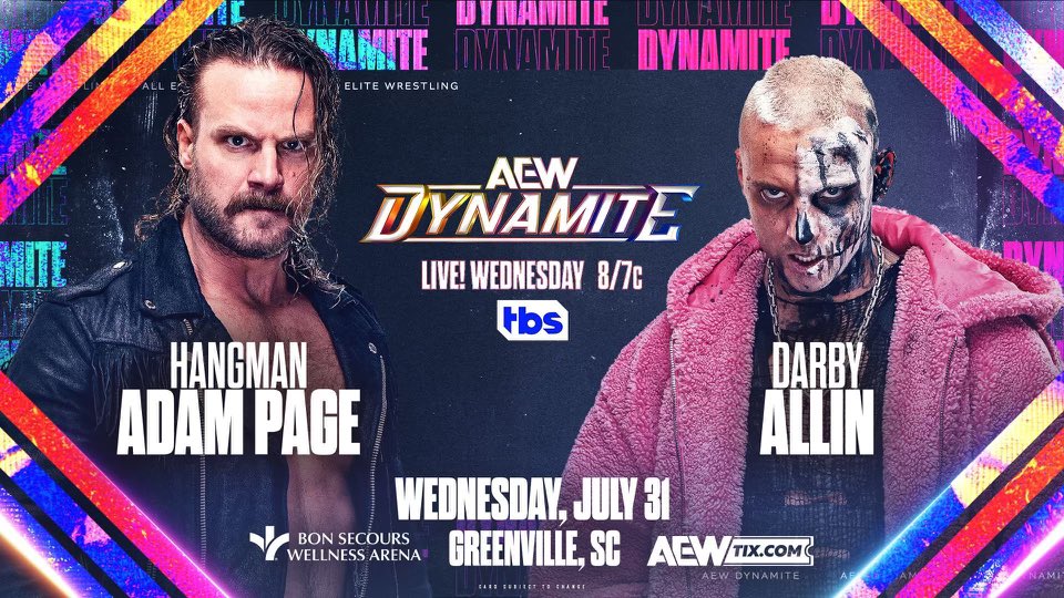 Hangman Page to face Darby Allin on AEW Dynamite