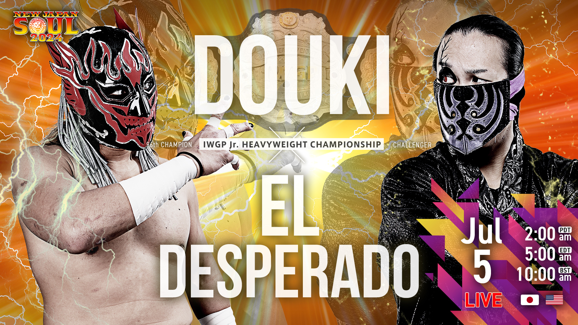 New Japan Soul live results: Junior title match, G1 qualifier finals