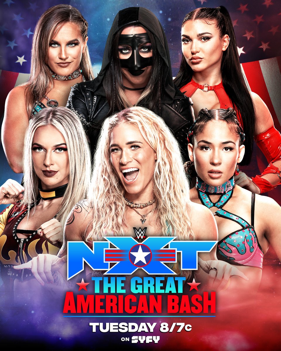 Six-woman tag match added to WWE NXT Great American Bash week one