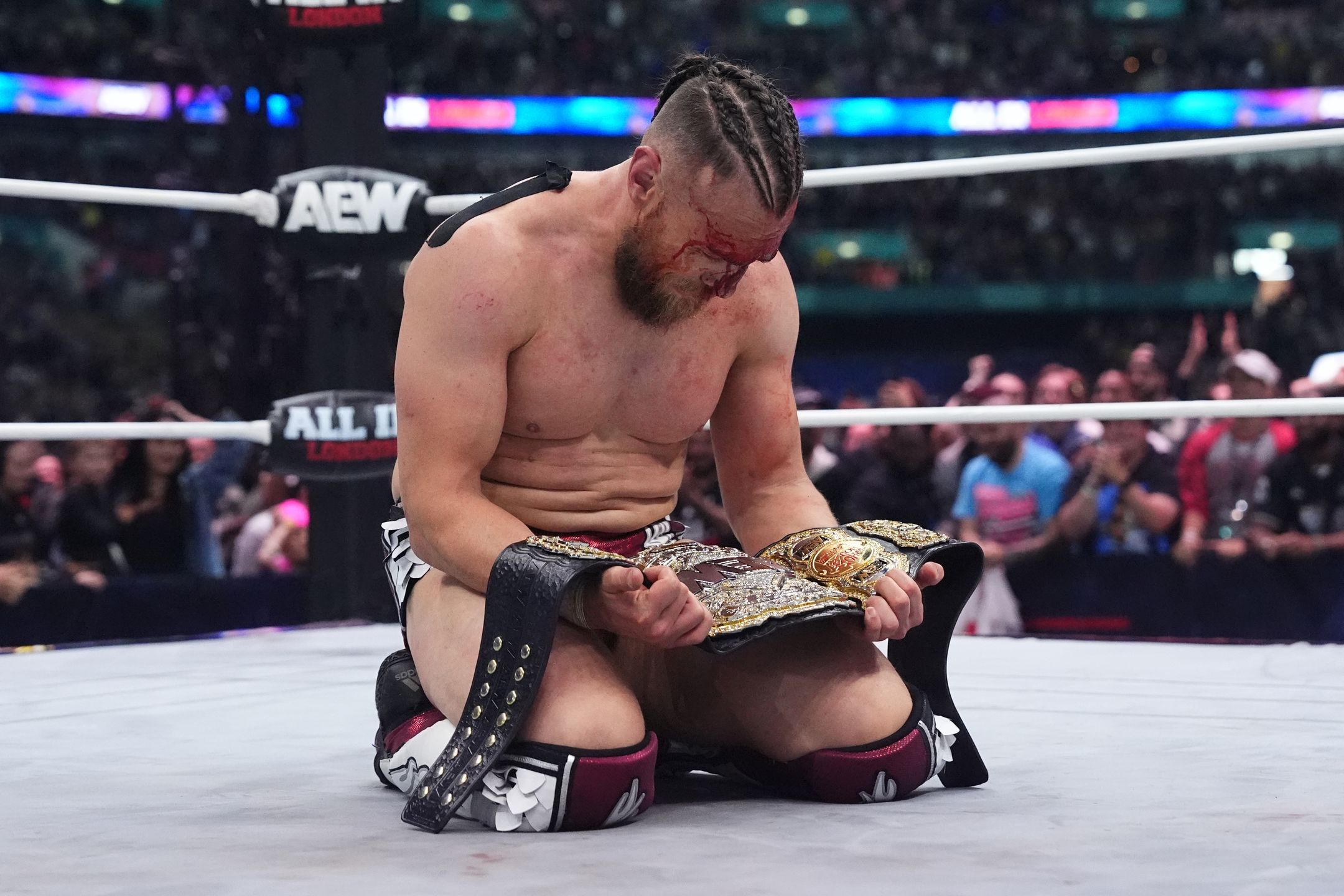 The Latest: Bryan Danielson to address wrestling future on AEW Dynamite, NXT No Mercy card
