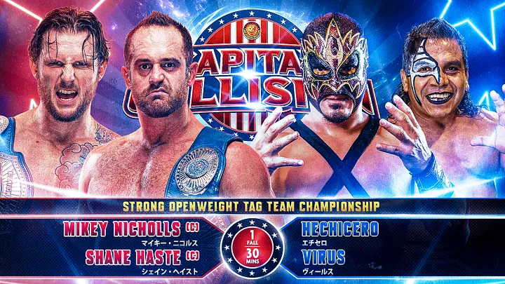 NJPW Strong Tag Team title match official for Capital Collision