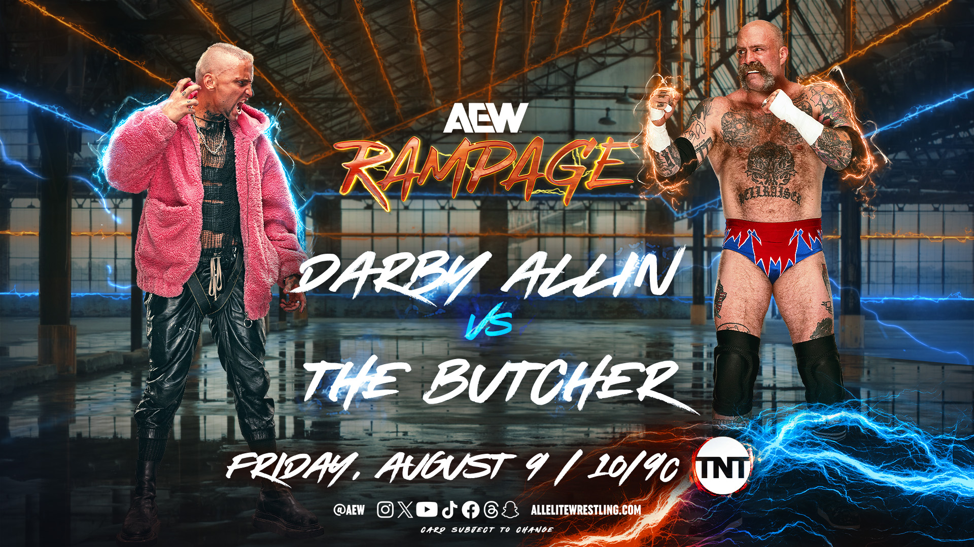 AEW Rampage live results: Darby Allin vs. The Butcher