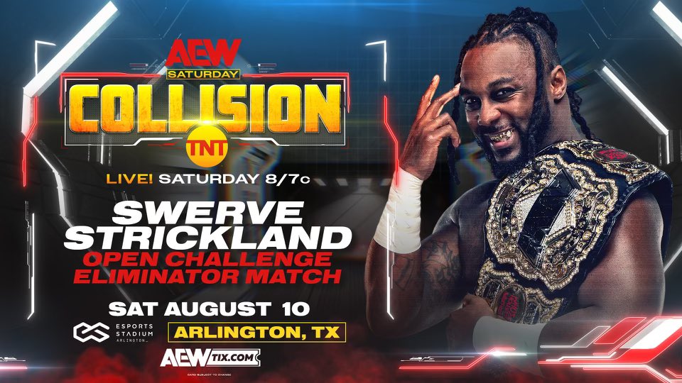 Swerve Strickland World title eliminator one of several additions to AEW Collision