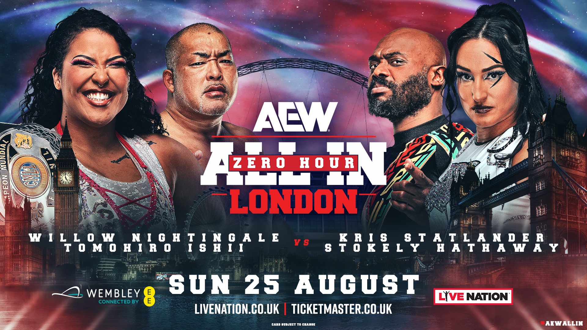 Mixed tag team match official for AEW All In Zero Hour