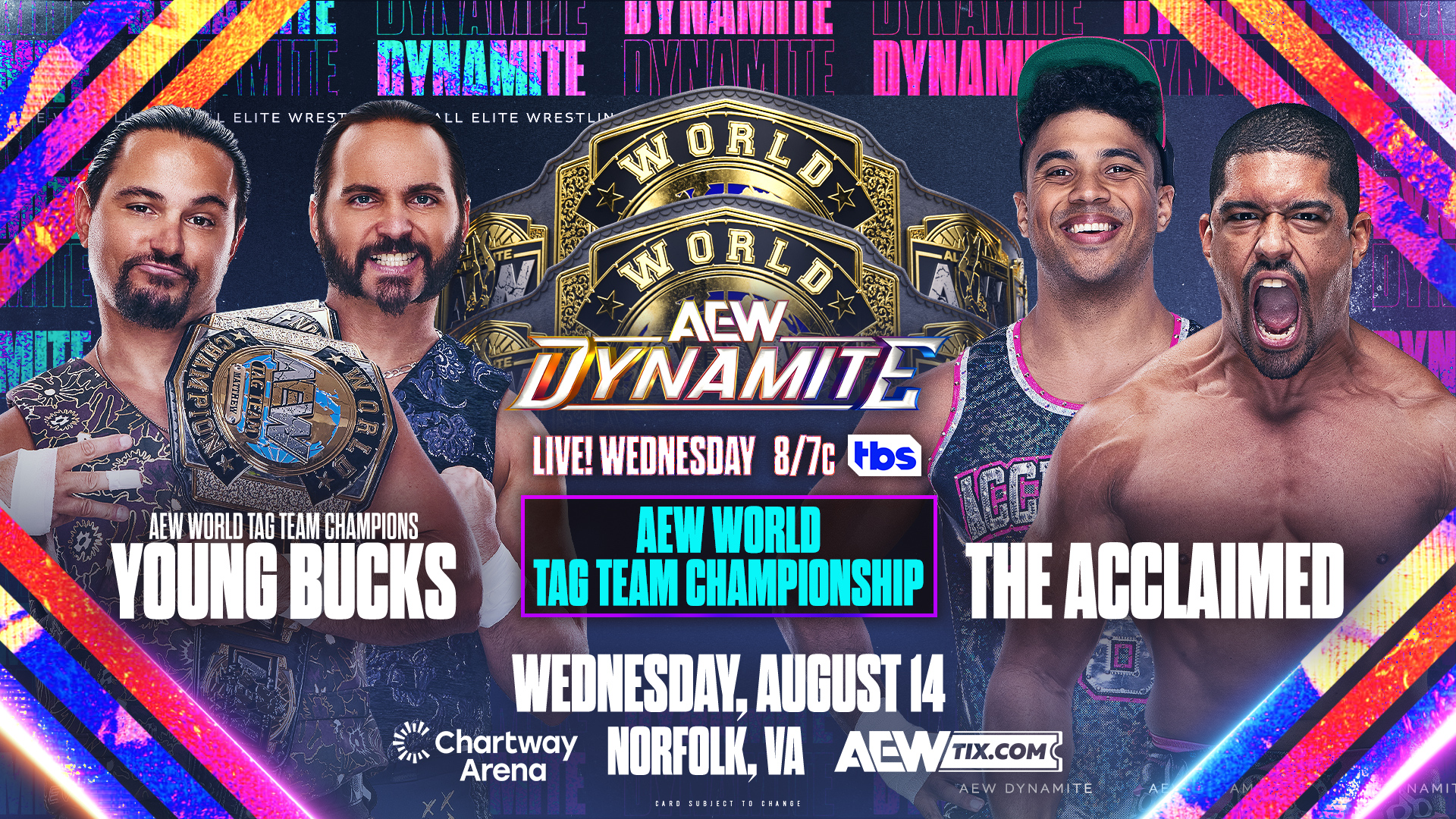AEW Dynamite live results: Young Bucks & Mercedes Mone title defenses