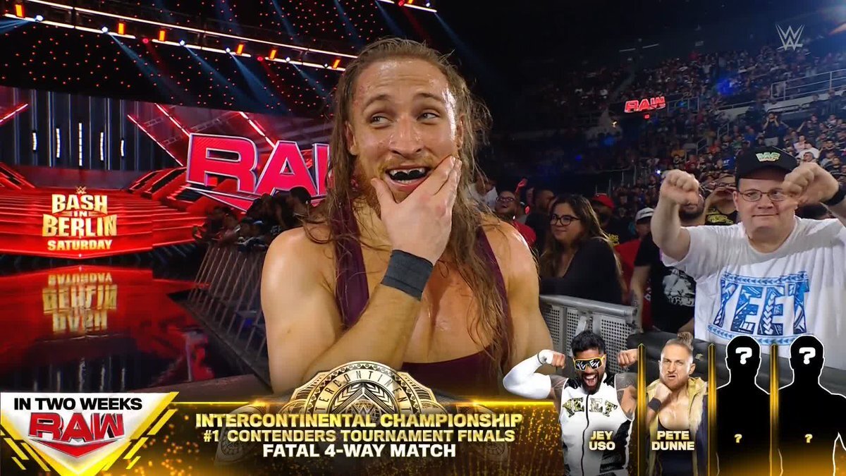 Jey Uso & Pete Dunne advance in WWE IC title contender’s tournament