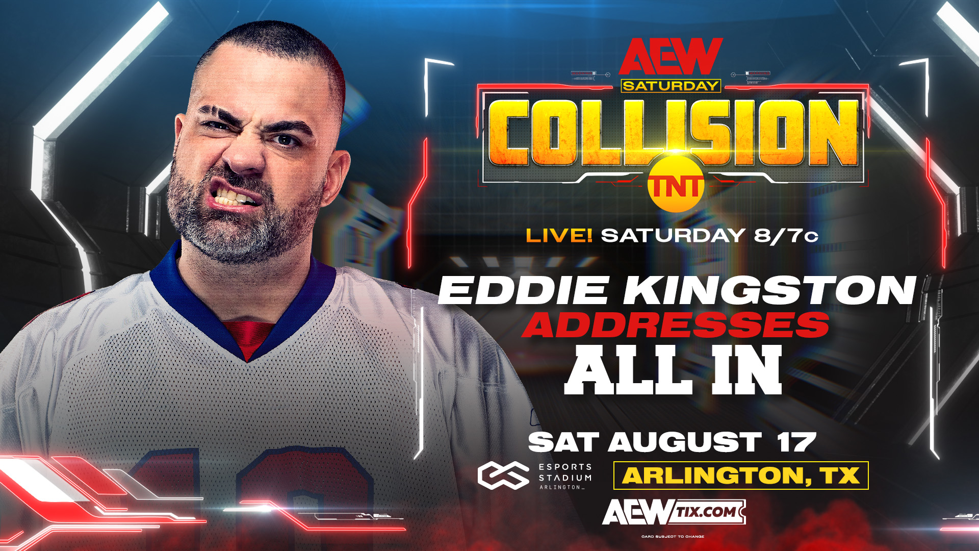 Eddie Kingston to address All In on AEW Collision