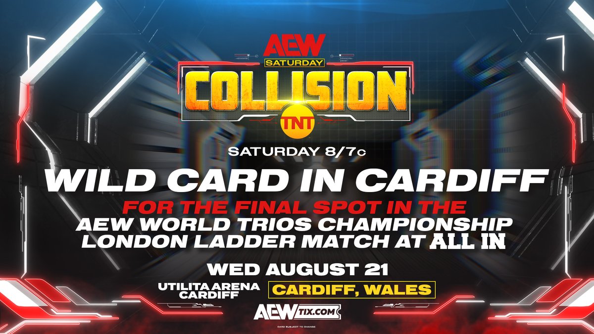 Wild Card in Cardiff match for final London Ladder match spot set for next AEW Collision
